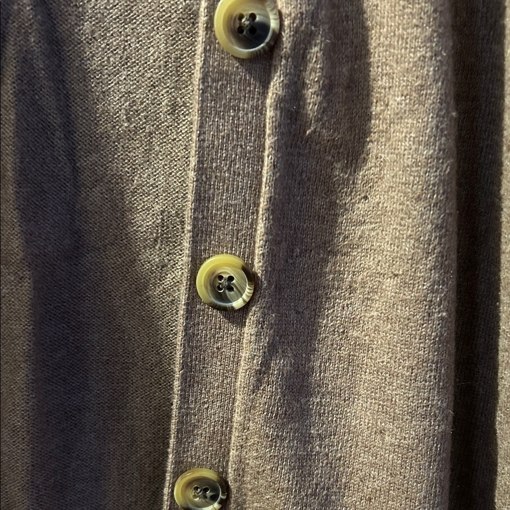Brown Gap Button-Up Cardigan - Picture 4 of 4